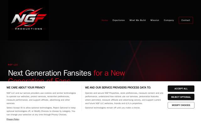 Homepage of ngf.llc