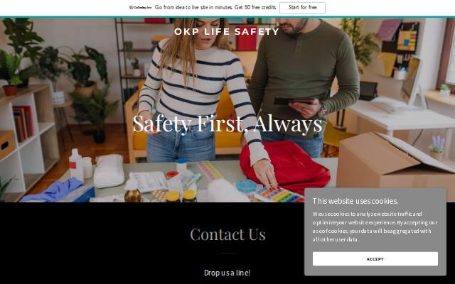 Homepage of okplifesafety.com