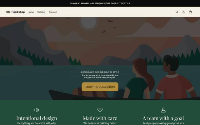 Homepage of old-head.com
