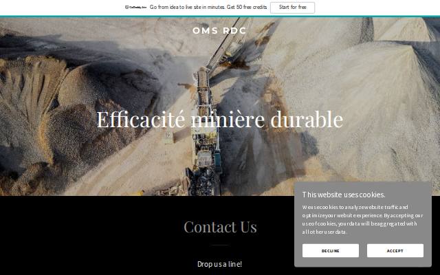 Homepage of oms-rdc.com