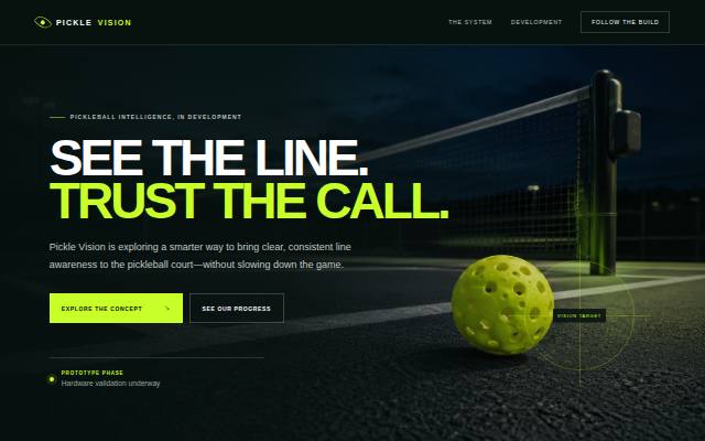 Homepage of pickle-vision.com