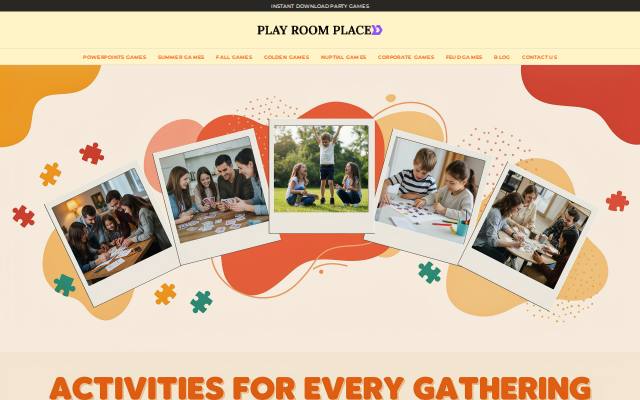 Homepage of playroomplace.xyz