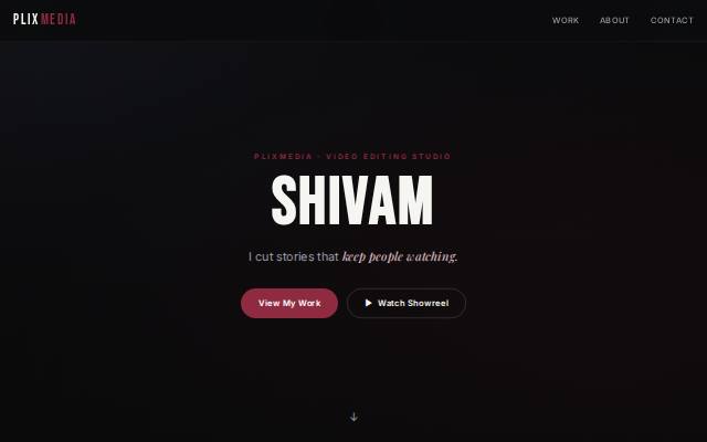Homepage of plixmedia.xyz