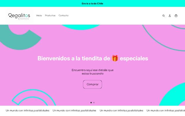 Homepage of regalitosbandada.com