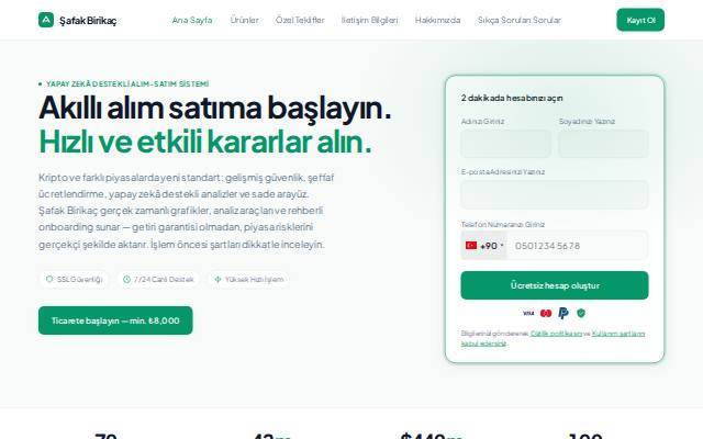 Homepage of safak-birikac.sbs