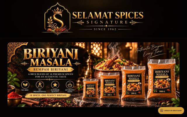 Homepage of selamatspices.com