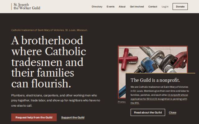 Homepage of sjwguild.com