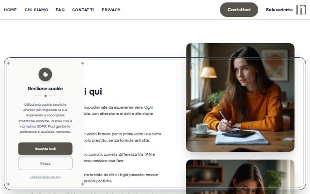 Homepage of soluvarienta.world
