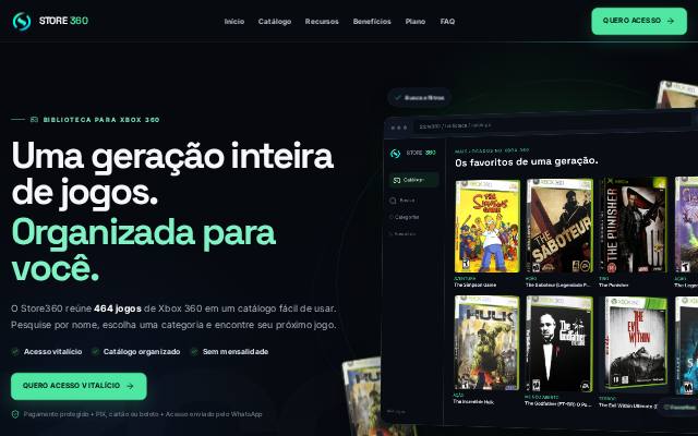 Homepage of store360.site