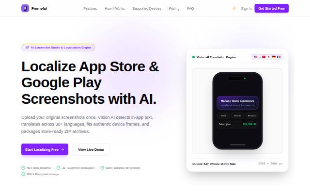 Homepage of storelocale.com