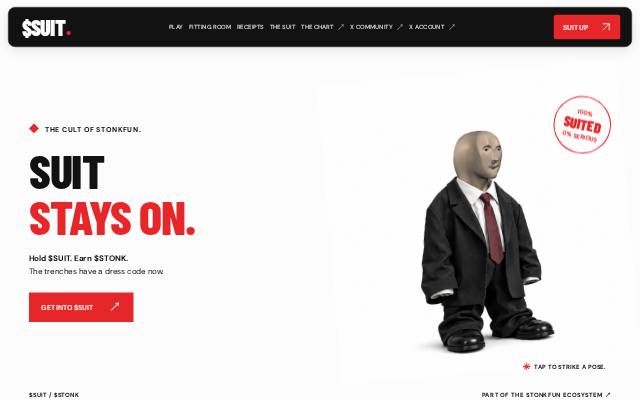 Homepage of suitstayson.com