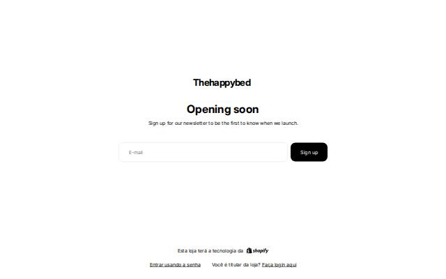 Homepage of thehappybedduvet.com
