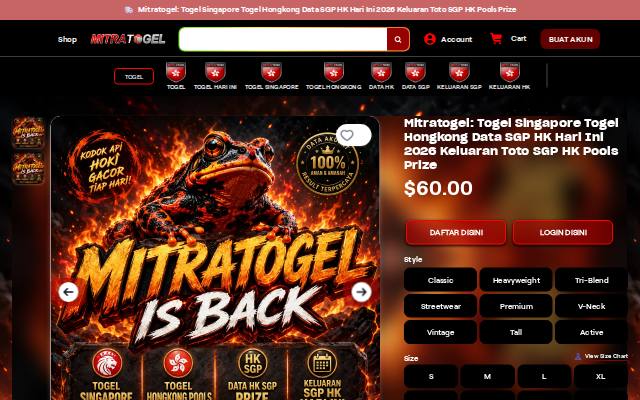 Homepage of togel-togelhariini.com