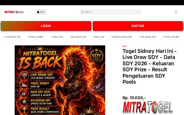 Homepage of togel-togelsdy.com