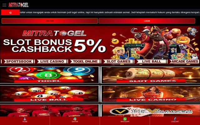 Homepage of togelcolokbebas.com