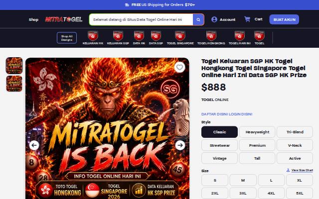 Homepage of togelkeluarsiangini.com