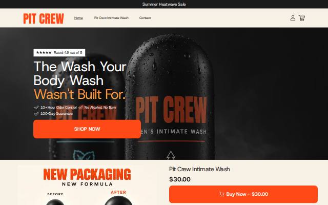 Homepage of trypitcrew.com