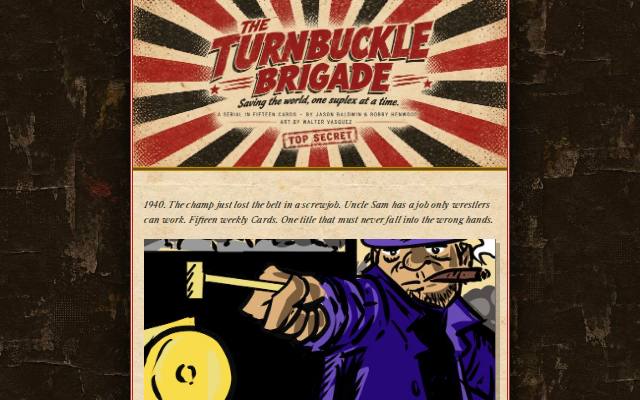 Homepage of turnbucklebrigade.com