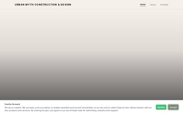 Homepage of urbanmyth.space