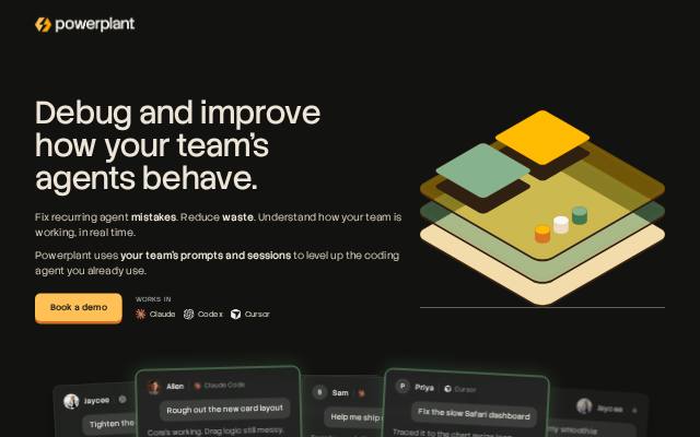 Homepage of usepowerplant.com