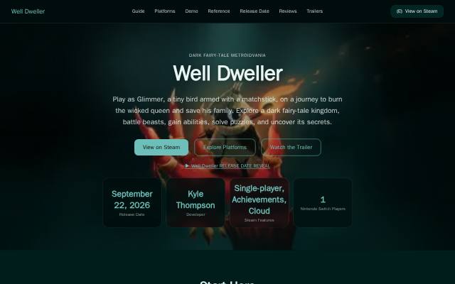 Homepage of welldweller.site