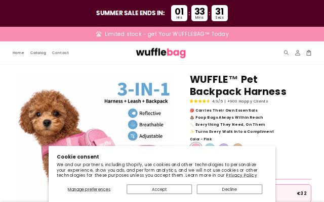 Homepage of wuffey.com