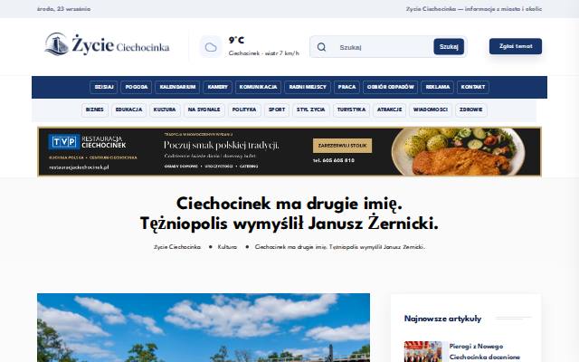 Homepage of xn--tniopolis-0ib30i.pl