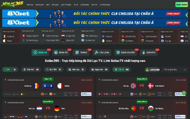Homepage of xoilacxbg.tv