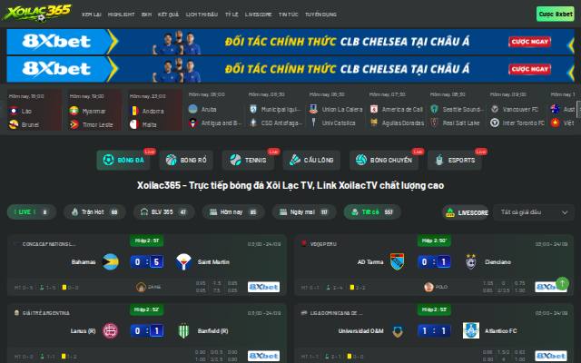 Homepage of xoilacxxa.tv