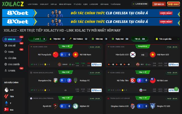 Homepage of xoilaczbn.tv