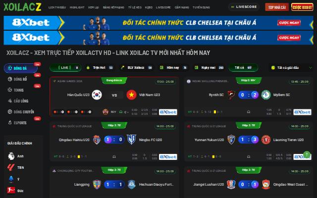Homepage of xoilaczbp.tv